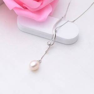 Conjunto de Collar con Colgante en Forma de S de Plata S925, Personalizado, con Soporte para Accesorios de Perlas DIY 305 - Product Image 2