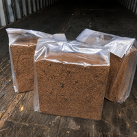 Bloc de tourbe de coco tamponnée à pH contrôlé de haute qualité 5 kg, substrat à faible EC, certifié ISO, durable, prêt à l'emploi pour l'agriculture
