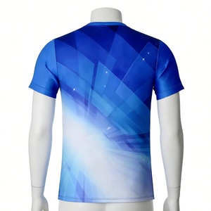 T-shirt de sport personnalisé pour homme, respirant, infroissable, impression par sublimation, vente en gros, polyester - Product Image 2
