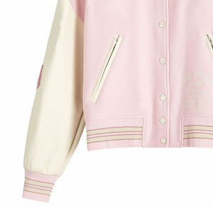 Vestes universitaires en coton respirant personnalisées pour femmes et étudiantes - Col montant, design réversible, neuves pour l'hiver - Product Image 6