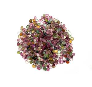 Tourmaline naturelle multicolore, cabochon, formes variées, pierres précieuses en vrac, 3-5 mm, certifiées IGI, pour la fabrication de bijoux - Product Image 6