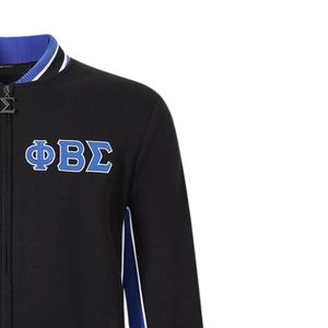 Phi Beta Sigma Air Tech Fleece Warm Up <b>Jacket</b> for Men Comfortable Fit Premium Fabric Greek Fraternity Apparel Athletic Outerwear - Product Image 5