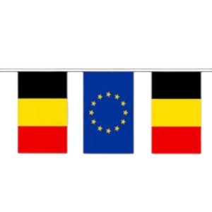 Drapeau triangulaire imprimé numériquement éco-responsable Swim Academy ATF01, mât en aluminium, bannières promotionnelles sportives en polyester durable - Product Image 1
