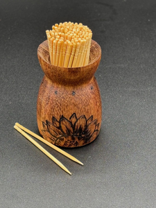 Cure-dents en bambou personnalisés, emballés individuellement, en gros, parfum menthe, personnalisables - Product Image 2