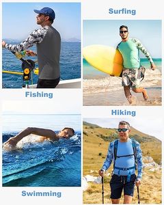 Chemise de pêche à manches longues camouflage UPF 50+ pour jeunes, protection solaire, tee-shirt performant FS08Y - Product Image 6