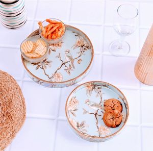 Bandeja de Madera de Mango Ecológica Esmaltada para Servir y Decorar la Mesa - Product Image 2