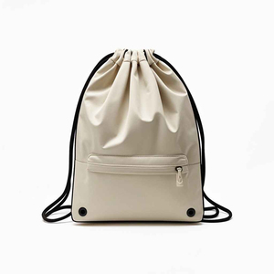 Customized Logo Size Color Wholesale Reused Non-woven Shopper <b>Drawstring</b> Bag For Men And Women in Pakistan - Product Image 5