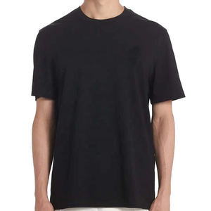 Camiseta de Hombre, Mezcla de Algodón y Poliéster, 180 GSM, Corte Relajado, Cómoda, Informal, con Logotipo Personalizado, Fabricante OEM ODM - Product Image 1