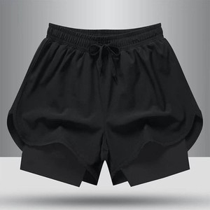Pantalones Cortos Casuales para Hombre, Estilo Awrah, Hechos a Medida, Musulmanes, Hasta la Rodilla, Cintura Elástica, Color Sólido, 100% Algodón, Impermeables, Ecológicos, de Secado Rápido - Product Image 6