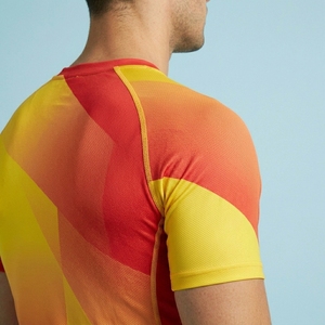 Mens Custom Athletic Compression Wear Half Sleeve Fitness Sports Training Workout Performance Shirt - Product Image 6