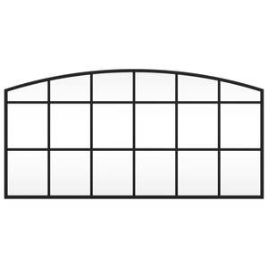 Miroir mural minimaliste en verre noir encadré 31,5 x 15,7 po, miroir mural élégant 31,5 x 15,7 po - Product Image 3