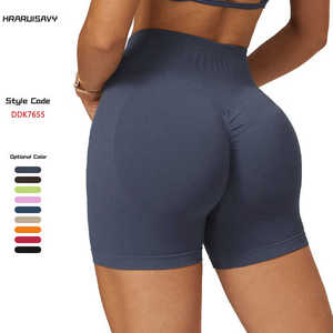 Custom Color Women Seamless Gym Shorts High Waist Scrunch Butt Biker Yoga Running Fitness Breathable Custom Logo OEM Wholesale - Product Image 1