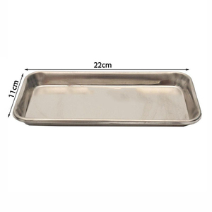 Bandeja Quirúrgica Manual Reutilizable de Acero Inoxidable para Instrumentos Médicos y Dentales, Herramientas de Laboratorio, Instrumentos para Puente Óseo - Product Image 3