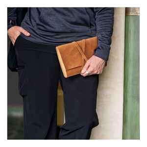 Protège-cahier en cuir véritable de luxe anti-odeur, rechargeable, avec design durable NBC-0050 - Product Image 2