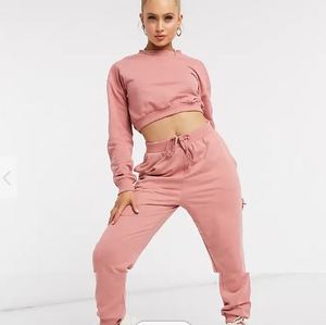 Ensemble de survêtement personnalisé pour femmes, tenue deux pièces, ensembles de survêtements pour femmes, vêtements de sport, vêtements décontractés, survêtements rayés pour femmes - Product Image 1