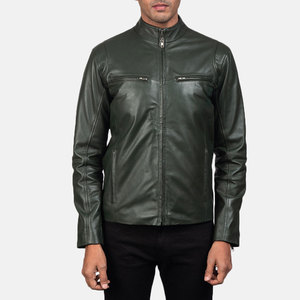 Chaqueta de Motociclista para Hombre, Chaqueta de Cuero de Alta Calidad, Ropa Exterior Protectora, Diseño Personalizado, Precio al por Mayor - Product Image 1