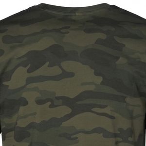T-shirt Homme Vert Foncé à Col Rond et Manches Courtes, Imprimé Camouflage, Léger et Respirant, Idéal pour la Chasse et les Activités de Plein Air, Vente en Gros - Product Image 3