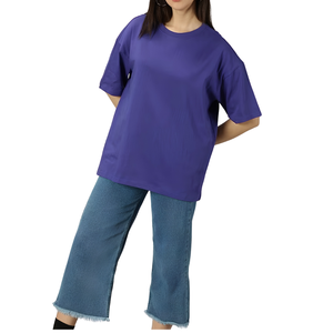 <b>Women</b> Oversized T <b>Shirt</b> <b>Loose</b> Fit Boxy Drop Shoulder Cotton Streetwear Vintage Y2K Graphic OEM Bulk Wholesale Supplier - Product Image 2
