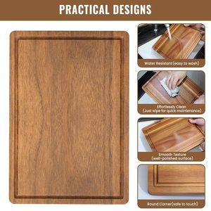 Tabla de Cortar Grande de Resina Epoxi y Madera de Olivo, Tabla para Servir Charcutería, Plato de Charcutería de Madera de Teca - Product Image 4