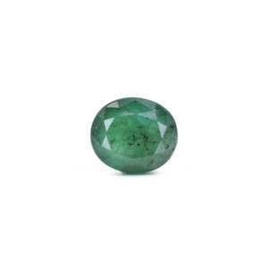 Natural Zambian Emerald 5.5 Carat Oval Cut Loose Gemstone for Fine Jewelry - Product Image 1