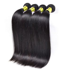 Extensions de cheveux humains vierges indiens NAJIR HAIR HUB, lisses, noirs, style doux, 100 g - Product Image 2