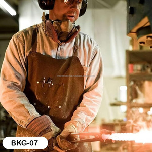 Guantes de cuero divididos de Palma canadiense, ajuste cómodo, guantes de seguridad industrial de alta resistencia, máquina de soldadura resistente a desgarros - Product Image 4