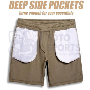 Shorts pour hommes respirants et légers, nouvelle collection, tendance, confortables, élégants, de haute qualité, excellent service, par un vendeur de premier choix. - Product Image 4
