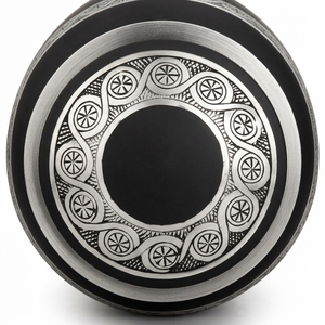 Customizable Aluminum Urn for Ashes - Handcrafted Metal Cremation Urn Adult Size - Polished <b>Memorial</b> <b>Vase</b> with Screw Top Lid for - Product Image 2