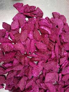 Rodajas de Fruta del Dragón Roja Dulce Liofilizadas (FD) Premium, Suaves y Secas, Empaque a Granel 1kg, 40-80mm de Largo, Ms. Tarina (Marca VietDelta) - Product Image 3