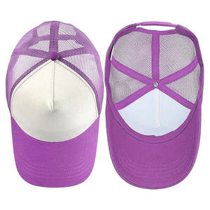 Casquette de camionneur personnalisée OEM avec broderie de logo 3D, casquettes de sport imprimées, casquette en maille vierge à 5 panneaux de haute qualité, vente en gros pour fabricants - Product Image 2