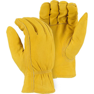 Guantes de Seguridad de Cuero Personalizados Anti-Calor y Anti-Corte, con Características Antideslizantes, Duraderas, Flexibles y que Absorben la Humedad, Puño de Seguridad de 28 cm - Product Image 5