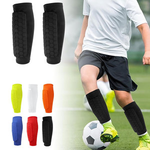 Nuevas Mangas Protectoras de Espinilleras de Fútbol de la Mejor Calidad, Espinilleras con Diseño de Panal de Abeja para Niños, Niñas y Adultos - Product Image 2