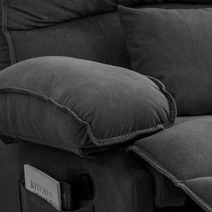 Divano Reclinabile Manuale Oversize per Soggiorno, Soluzione di Seduta Confortevole - Product Image 4