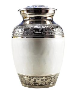 Urne funéraire en métal robuste pour cendres humaines, avec un matériau résistant et un aspect élégant pour une utilisation durable - Product Image 1