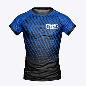 Rashguard MMA et BJJ à séchage rapide avec logo personnalisé, taille sur mesure, équipement d'entraînement de grappling, vêtements de sport - Product Image 1