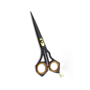 Ciseaux de barbier pour droitiers, acier inoxydable, lame courbée, ciseaux de coupe de cheveux professionnels, précision de salon - Product Image 1