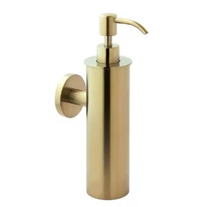 Decorative Metal Soap <b>Dispenser</b> <b>Bottle</b> With Polished Finish Durable <b>Pump</b> Refillable Liquid Soap <b>Dispenser</b> Bathroom - Product Image 3