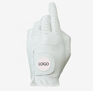 Gants de golf en cuir Cabretta véritable pour gaucher, couleurs personnalisées et designs OEM/ODM, respirants pour les golfeurs - Product Image 1