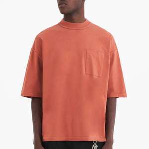 เสื้อยืดผู้ชายดีไซน์ใหม่ขายส่ง ล้างสีแบบแอซิด ผ้าฝ้ายแท้ 100% คุณภาพดีเยี่ยม ผลิตจากวัสดุคุณภาพดี เสื้อยืดล้างสีแบบแอซิด - Product Image 6