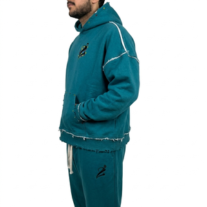 Custom Logo Two-Piece Sportswear <b>Thermal</b> Breathable Jogging Sweat Suits for Sports Gym Summer Casual Tracksuit Set - Product Image 6