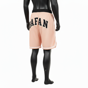 Men Premium Polyester Mesh <b>Shorts</b> GSM Breathable Sportswear Soft Peach Color Screen Print Custom Logo Workout Mesh men's <b>shorts</b> - Product Image 5