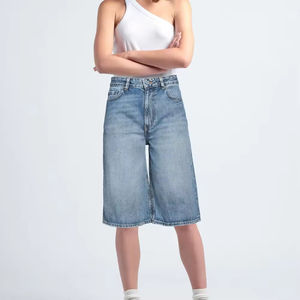 Women's Shorts Fashion Denim Shorts Women Stretchy Ripped Jeans Sexy Short Jean Girls <b>Baggy</b> Shorts High for <b>Ladies</b> Jeans - Product Image 2