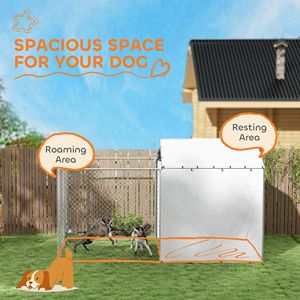Gabbia per Cani XXL in Acciaio Inossidabile con Telaio in Alluminio per Allevamento - Product Image 5