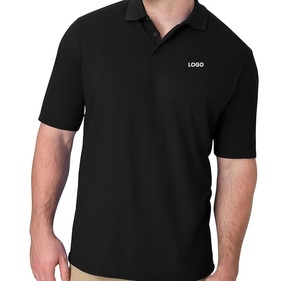 Camisas polo de secado rápido y que absorben la humedad para hombre, camisas polo con cuello alto y botones para hombre, camisas polo de manga corta para hombre disponibles. - Product Image 5