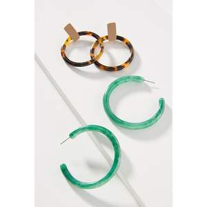 Elegant Handcrafted <b>Resin</b> Fashion Earrings Durable Crystal <b>Jewellery</b> for Party Wear - Product Image 1