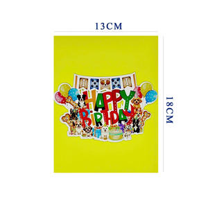 Meilleur prix, carte pop-up pour chien, joyeux anniversaire, carte de vœux 3D, tendance du moment, artisanat en papier moderne fait à la main - Product Image 5