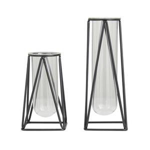 Vase à fleurs de table en aluminium Art Déco pour mariage, centre de table, décoration d'intérieur - Product Image 5