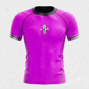 Camiseta Deportiva de Manga Corta para Hombre, Cuello Redondo, Sublimación de Alta Calidad, Secado Rápido, Transpirable, Spandex/Poliéster, para MMA - Product Image 2