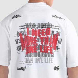 Nouveaux t-shirts pour hommes avec impression en relief, confortables et respirants, 100% coton, coupe ample, bonne qualité, en provenance du Pakistan - Product Image 5