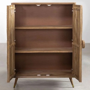 Vandana Hexa Terra - Mueble de Madera Tallado a Mano - Product Image 4